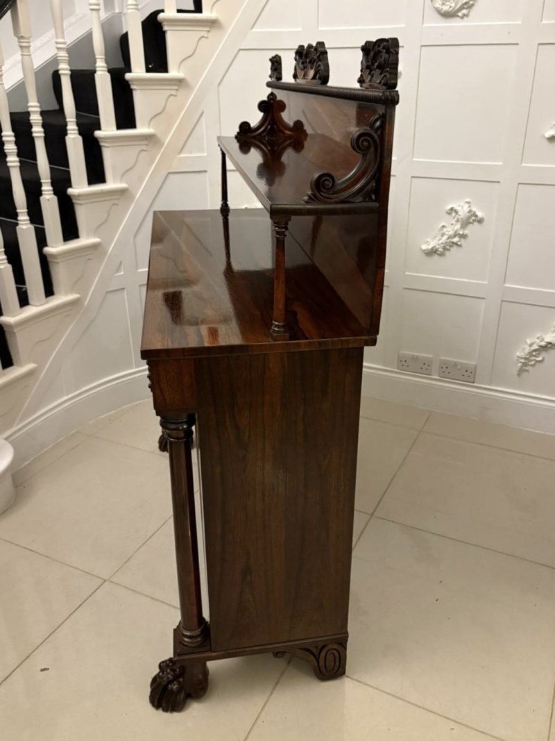Fine Quality Antique Regency Mahogany Chiffonier / Sideboard